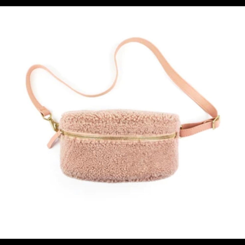 SHEARLING WAIST BAG - BLUSH
PRIMECUT
